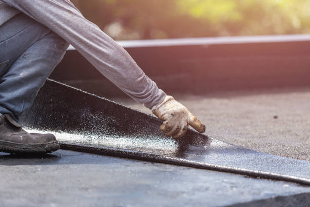 Professional Basement Waterproofing technician working in Lebanon, OH